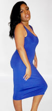 Load image into Gallery viewer, FIT ME CHIC DRESS-BLUE
