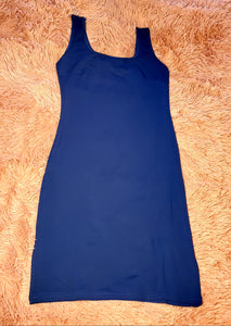 FIT ME CHIC DRESS-BLUE