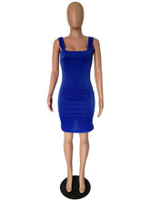 Load image into Gallery viewer, FIT ME CHIC DRESS-BLUE
