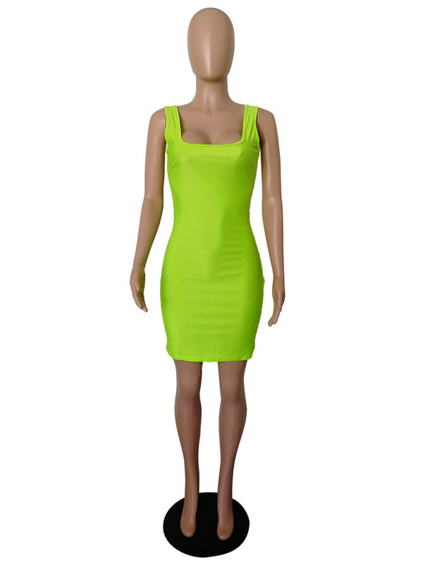 FIT ME CHIC DRESS-GREEN